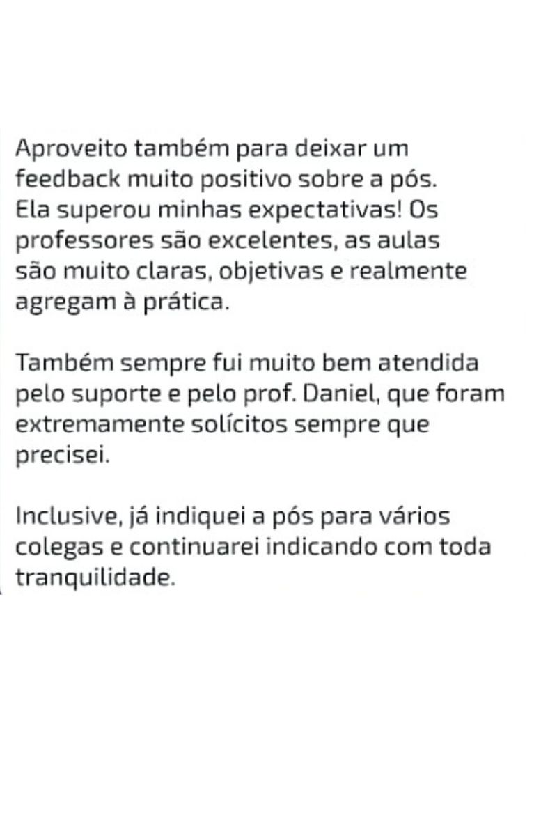 Depoimento de Isabel Servilha, aluna da pós-graduação